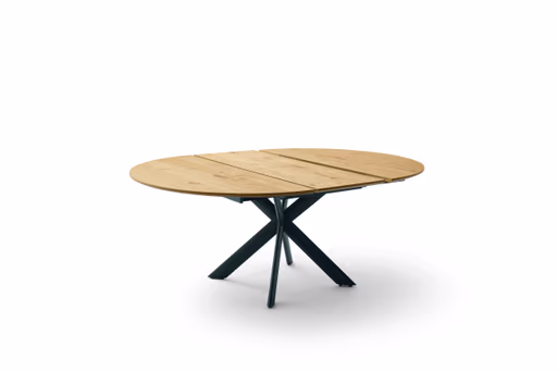 Esstisch - ausziehbar, ca. Ø 140x75 cm, Wildeiche Furnier