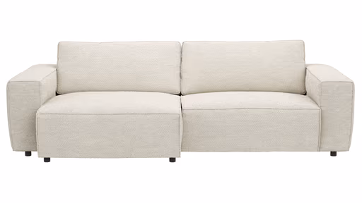 Sofa Lilaia - 1,5-Sitzer XL Tief mit 1,5-Sitzer XL, Stoff, Creme