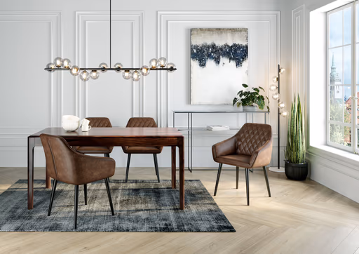 Hängeleuchte - BH ca. 155x138, Stahl, Schwarz, Glas