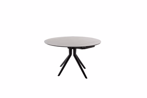 Esstisch - ausziehbar, LB ca. 90(135)x135 cm, Keramik, Anthrazit