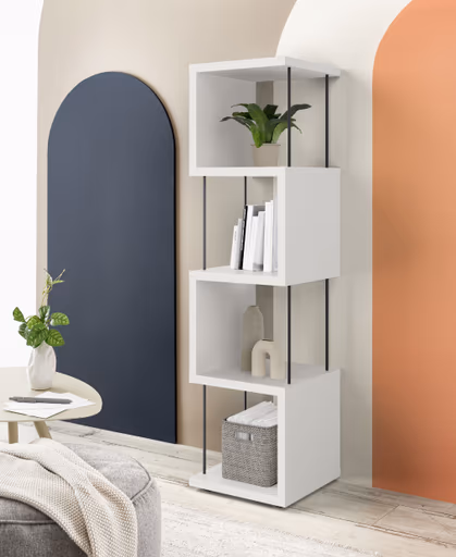 Regal - B ca. 33 cm, Weiß