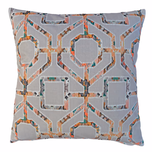 Deko-Kissen - LB ca. 45x45 cm, Silber