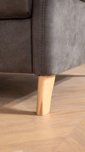 Sofa Vayra - 2,5-Sitzer, inkl. Sitzvorzug motorisch und Armlehnen klappbar, Stoff, Anthrazit