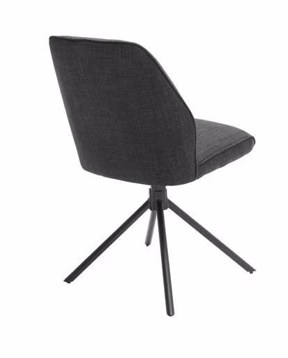Stuhl - drehbar, Stoff, Anthrazit