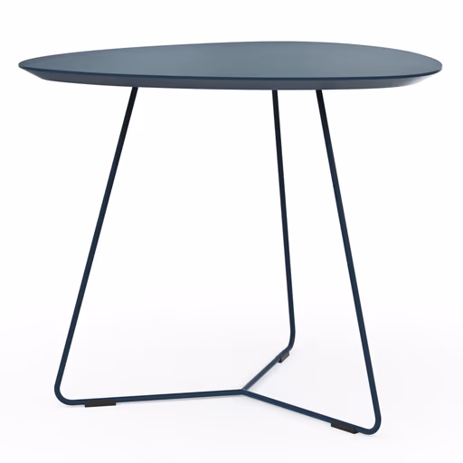 Ecktisch Fano - LBH ca. 59x50x50 cm, Fenix, Dunkelblau