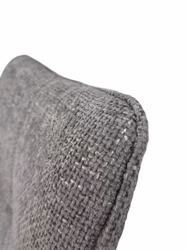 Armlehnstuhl MILENA - drehbar, Stoff, Silberfarben