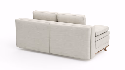 Sofa Lakeville2 - 2-Sitzer inkl. Schlaffunktion mit Bettkasten, Stoff, Natur