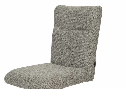 Stuhl MYLENE - drehbar, Stoff, Schlamm