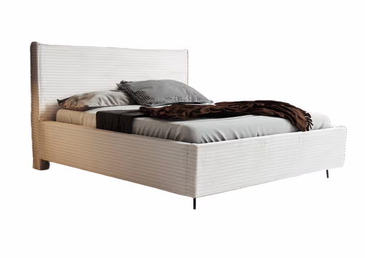 Polsterbett - Liegefläche ca. 180x200 cm, Cord, Cream