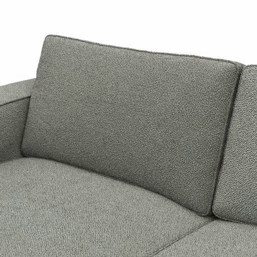 Bigsofa Lilaia - 3-Sitzer Tief, Stoff, Olivgrün