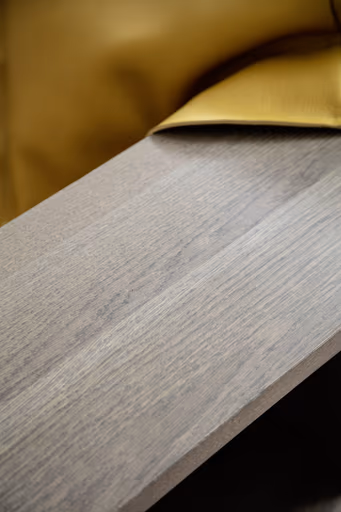 Ecksofa Aprino 1 - 2,5-Sitzer mit Longchair rechts, Leder, Grau