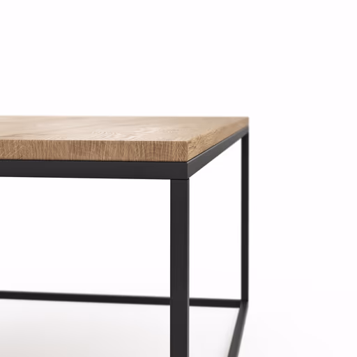 Couchtisch Kima - LBH ca. 100x60x40 cm, Wildeiche geölt