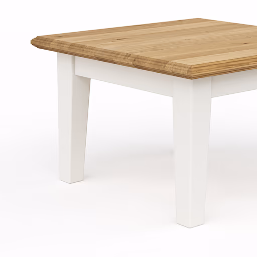 Beistelltisch Louisiana - LBH ca. 70x70x45 cm, Weiß