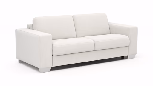 Sofa Nuoro - 2,5-Sitzer inkl. Schlaffunktion, Armlehne breit, Stoff, Natur