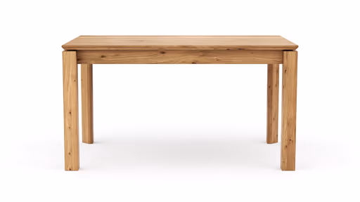 Esstisch Farmingdale - ausziehbar, Platte mit schräger Kante, LB ca. 140x90 cm, Eiche massiv, natur geölt