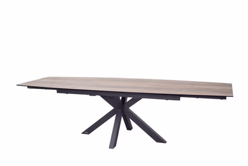 Esstisch MELANIA - ausziehbar, LB ca. 180x95, Keramik, Braun