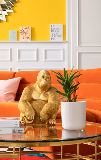 Deko-Figur- BHT ca. 30x38,50x28 cm, Goldfarben