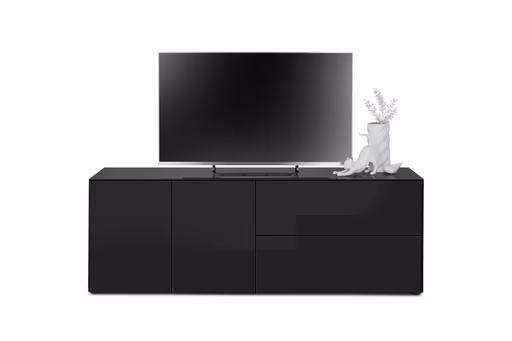 Lowboard - B ca. 181 cm, Schwarz