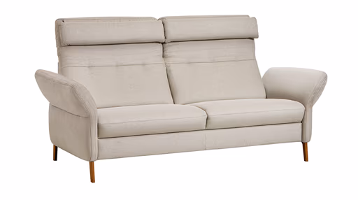 Sofa Jacksonville - 3-Sitzer, inkl. Rückenverstellung, Stoff, Beige