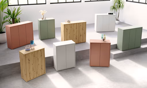 Schuhkommode FAID- Hellgrau