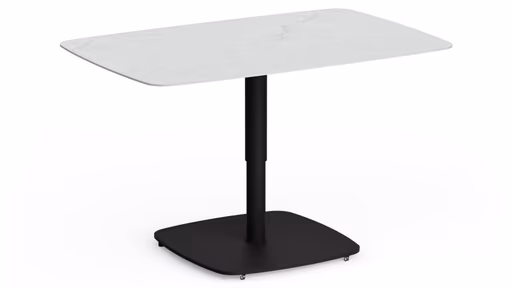 Couchtisch Camas - LBH ca. 100x65x42 cm, Keramik, Creme