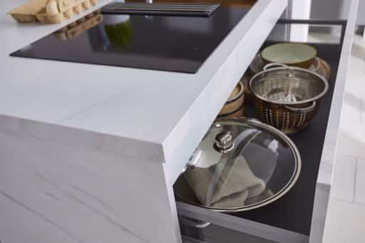 Inselküche  51.190 GL 3 520, Achatgrau matt