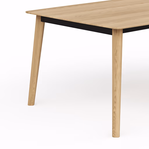 Esstisch Saltino - ausziehbar, LB ca. 180x100 cm, Eiche massiv