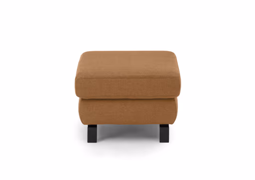 Hocker CALM PLUS 2.0 - BL ca. 66x66 cm, Stoff, Rotbraun