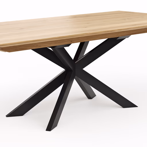 Esstisch Talara Lola - ausziehbar, LB ca. 220x100 cm, Wildeiche Bianco