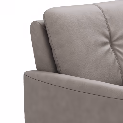 Sofa Tenero - 2,5-Sitzer, Stoff, Grau