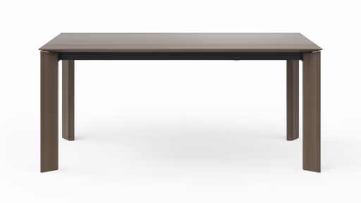 Esstisch Saratoga - ausziehbar, LB ca. 180x95 cm, Buche massiv, silbergrau geölt