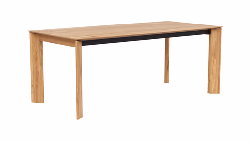 Esstisch Saratoga - ausziehbar, LB ca. 200x95 cm, Wildeiche massiv, natur geölt