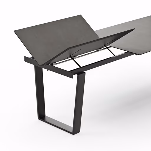 Esstisch Dinner - verlängerbar, LB ca. 180x95 cm, Kunststoff, Grau