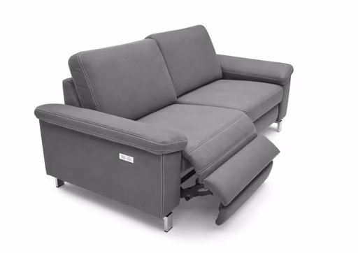 Sofa CALM PLUS - 3-Sitzer, 2x Relaxfunktion, Stoff, Anthrazit