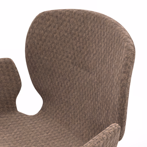 Armlehnstuhl Saltino - Stoff, Taupe