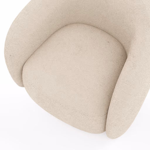 Sessel Karasu - Stoff, Natur