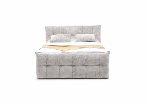 Boxspringbett- Liegefläche ca. 180x200 cm, Stoff, Creme