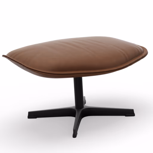 Hocker Helge - Leder Anilin, Cognac