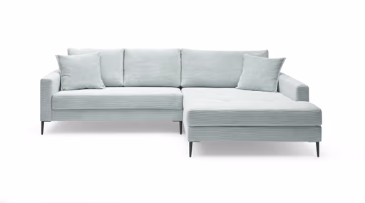 Ecksofa- 3-Sitzer, Ecke rechts, Stoff, Mint