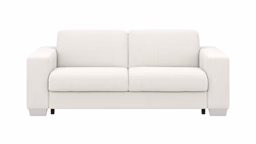 Sofa Nuoro - 2,5-Sitzer inkl. Schlaffunktion, Armlehne breit, Stoff, Natur