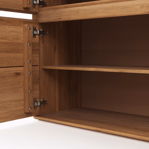 Highboard Hillsboro - Wildeiche natur, geölt