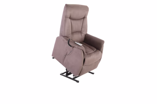 TV-Sessel MALEK - Relaxfunktion, Stoff, Braun