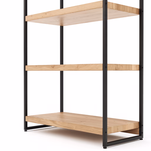 Regal Farmingdale - Eiche massiv, legno