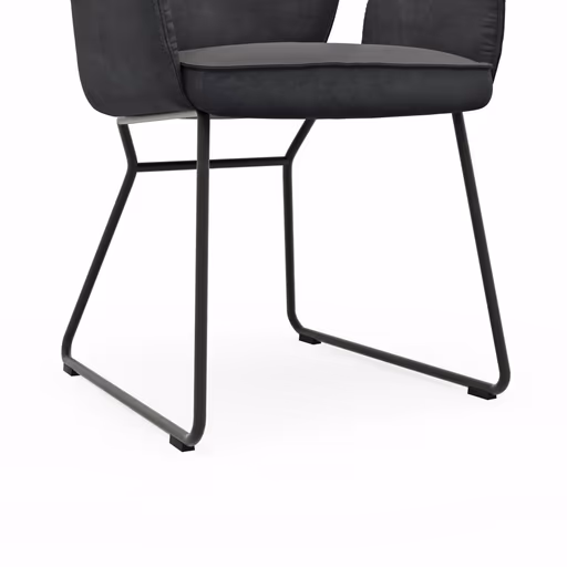 Armlehnstuhl Westmore - Stoff, Anthrazit