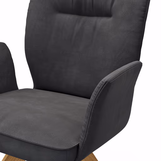 Armlehnstuhl Westmore - Stoff, Anthrazit