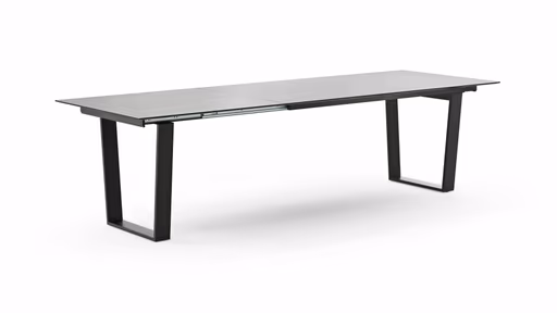 Esstisch Dinner - verlängerbar, LB ca. 180x95 cm, Kunststoff, Hellgrau