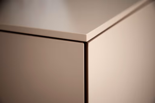 Highboard Catona - Lack, Puder