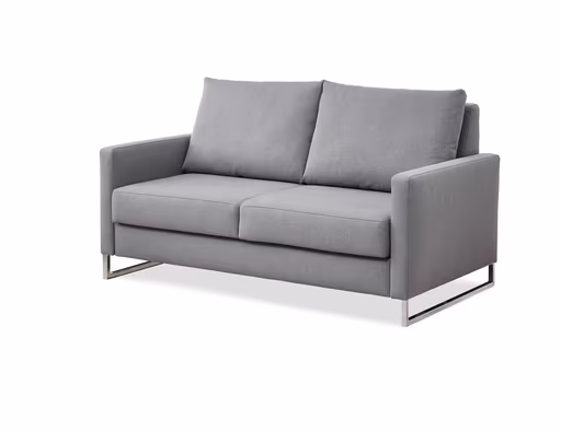 Sofa - Schlaffunktion manuell, Stoff, Anthrazit/Grau