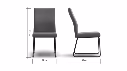 Polsterstuhl Carmelo - Leder, Olive