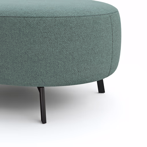 Hocker Morela - Stoff, Petrol